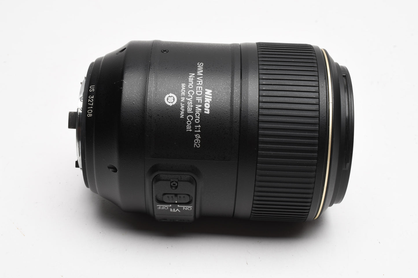 Nikon AF-S VR Micro-Nikkor 105mm f2.8G IF-ED #2160 USA, B+W UV, Hood
