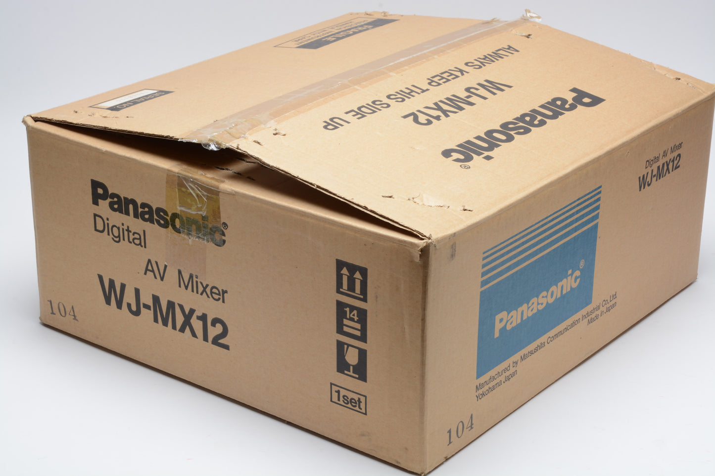 Panasonic WJ-MX12 AV Mixer w/WJ-KB15 Character generator, Tested, Great!
