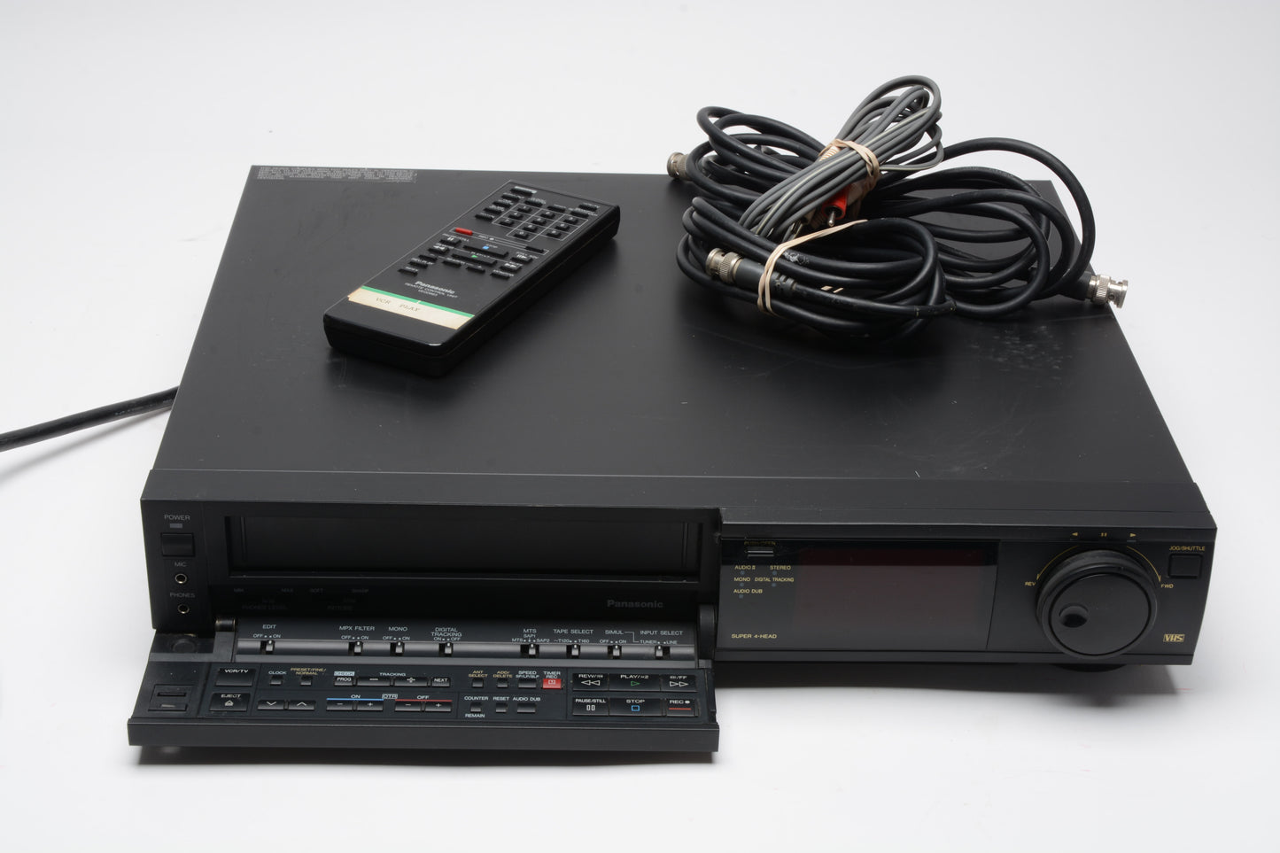 Panasonic AG-1730 VHS VCR (Industrial grade), remote+cables, Boxed