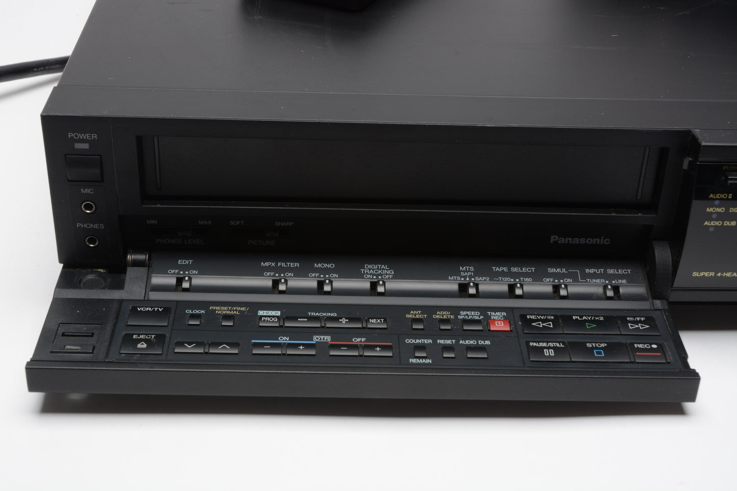 Panasonic AG-1730 VHS VCR (Industrial grade), remote+cables, Boxed