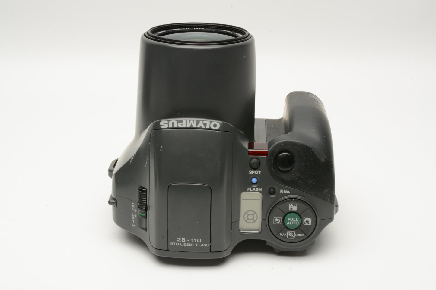 Olympus IS-10 DLX 35mm Point&Shoot camera w/28-110mm w/cap, case, UV, Tested