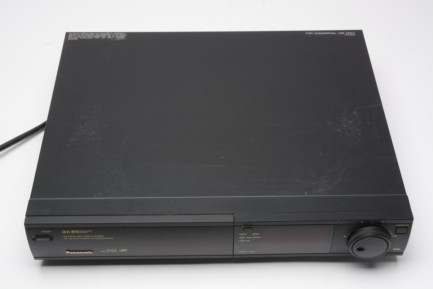 Panasonic AG-1730 VHS VCR (Industrial grade), remote+cables, Boxed