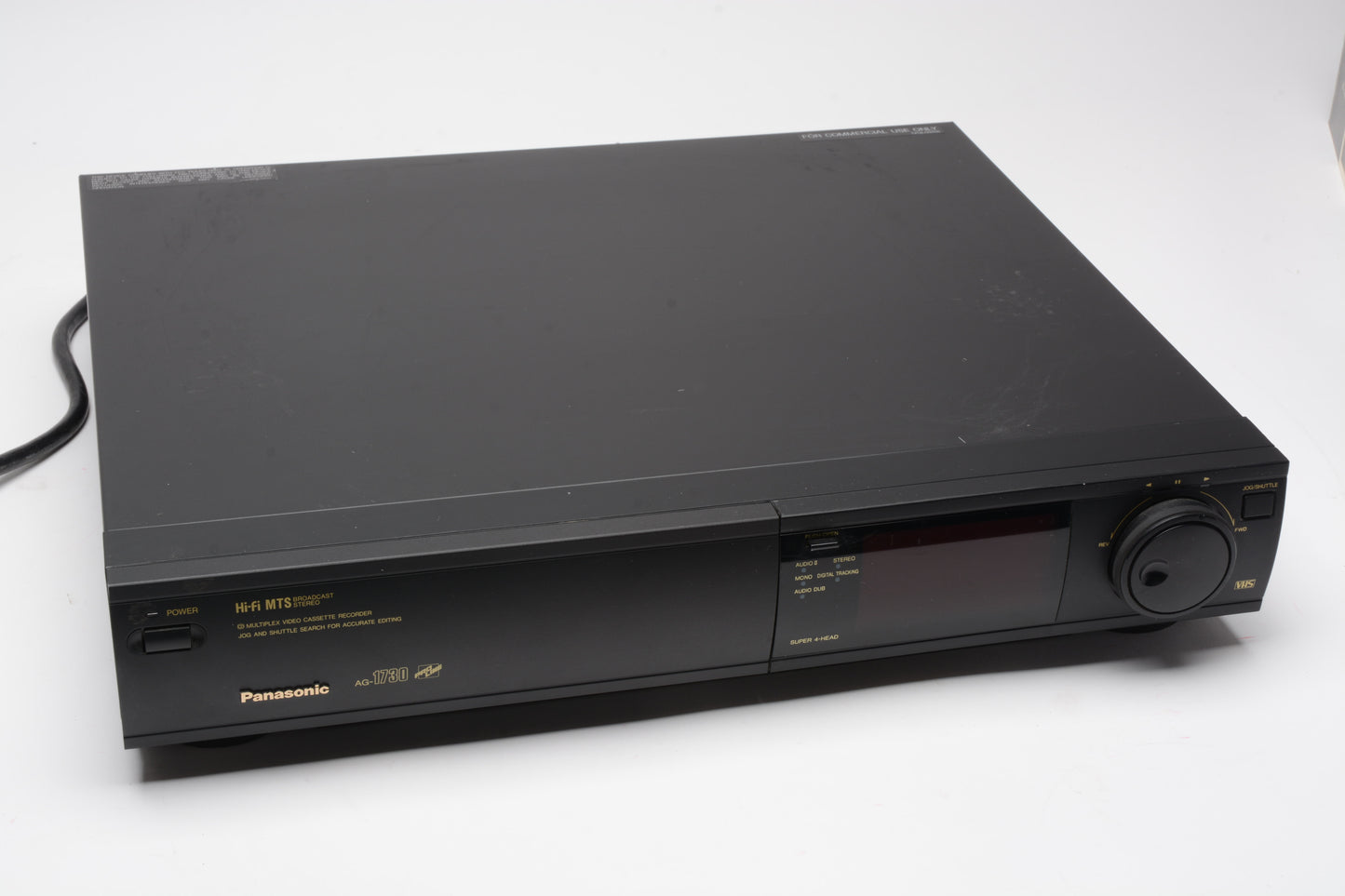 Panasonic AG-1730 VHS VCR (Industrial grade), remote+cables, Boxed