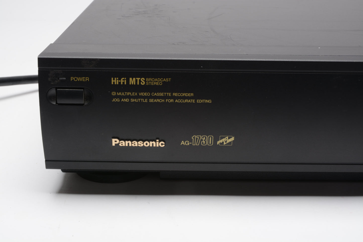 Panasonic AG-1730 VHS VCR (Industrial grade), remote+cables, Boxed