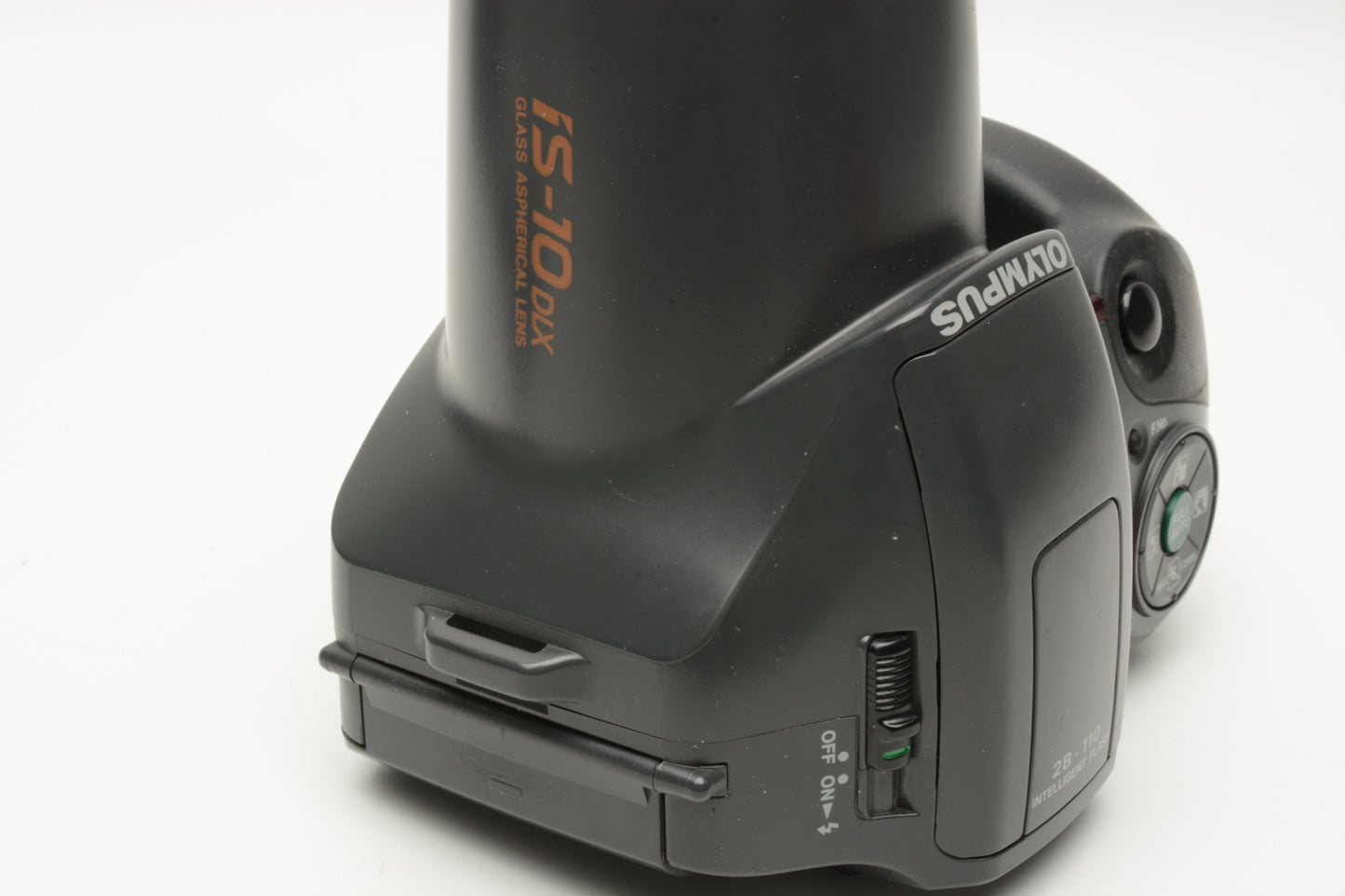 Olympus IS-10 DLX 35mm Point&Shoot camera w/28-110mm w/cap, case, UV, Tested