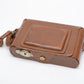 Kodak Six-20 deluxe brown leather field case w/strap good condition