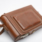 Kodak Six-20 deluxe brown leather field case w/strap good condition