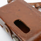 Kodak Six-20 deluxe brown leather field case w/strap good condition