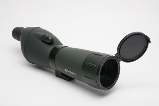 Barska spotting scope w/zoom 20X-60X, case, cap, very gently used
