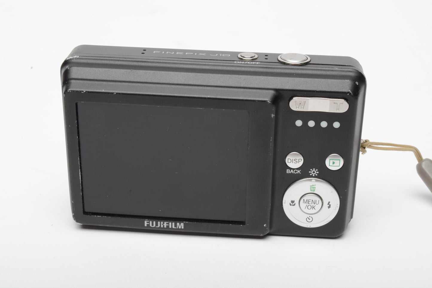 Fujifilm Finepix J10 8.2MP Digital Point&Shoot camera, batt+charger+USB, tested, nice