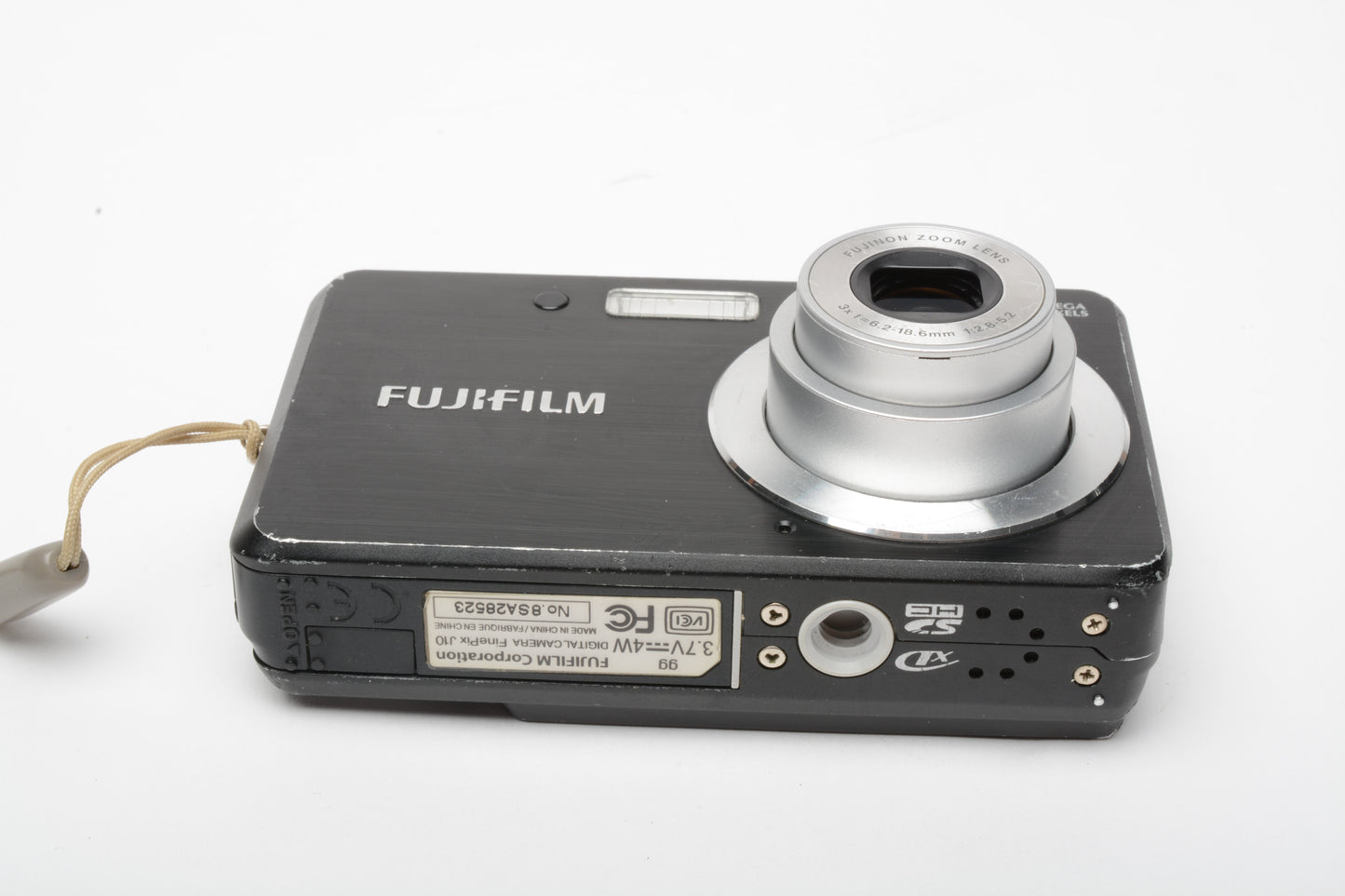 Fujifilm Finepix J10 8.2MP Digital Point&Shoot camera, batt+charger+USB, tested, nice