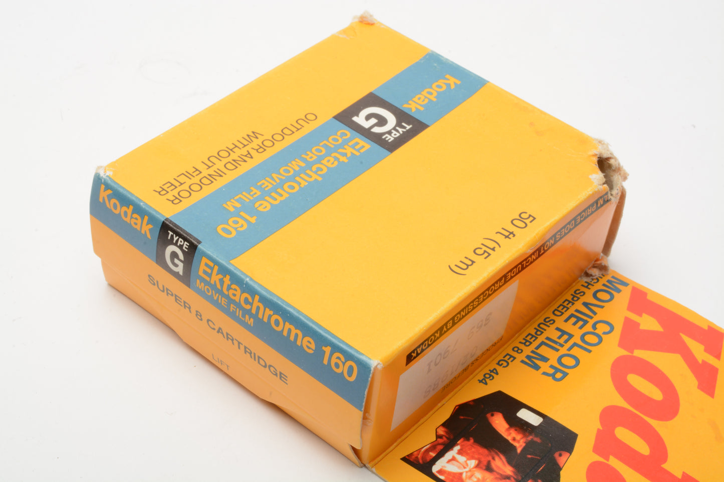 Kodak EG 464 Ektachrome 160 S8 Movie film,  Expired 02/1988 Cat #502 2728