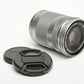 Olympus 40-150mm f4-5.6R Ed MSC lens Micro 4/3 Mount, Silver, clean