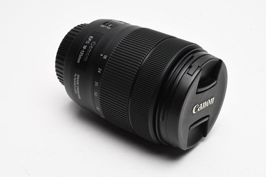 Canon EFS 18-135mm f3.5-5.6 IS Nano USM lens, caps, Great!