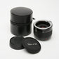 RMC Tokina 7-Element Doubler 2X converter for Pentax P/KA, Caps + case