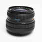 Tou Five Star MC Auto 28mm f2.8 Canon FD Mount Wide angle lens, Caps+Case