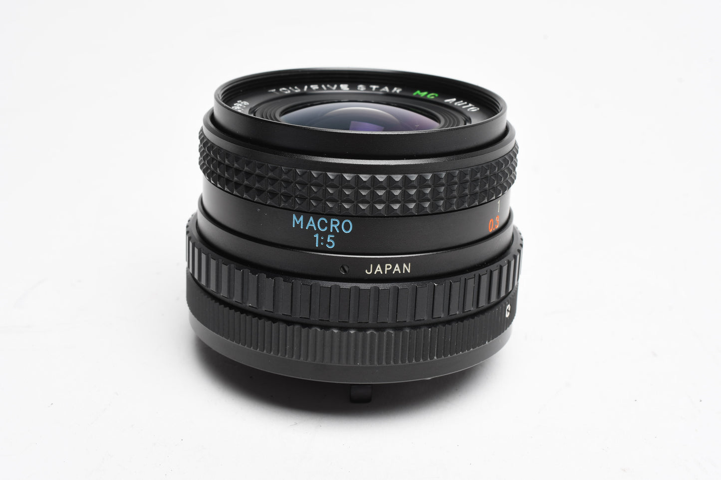 Tou Five Star MC Auto 28mm f2.8 Canon FD Mount Wide angle lens, Caps+Case