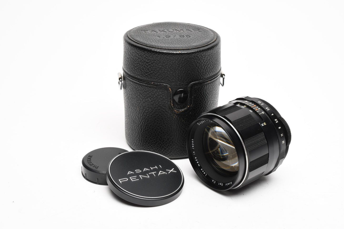 Pentax Super Takumar 85mm F1.9 M42 Mount lens, Case, Mint-