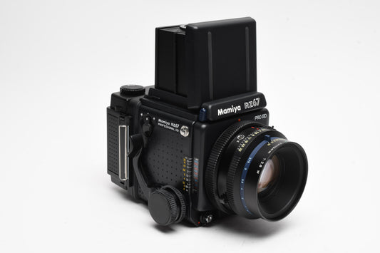 Mamiya RZ67 Professional IID w/110mm f2.8, WLF, 120 Back MINT