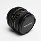 Tou Five Star MC Auto 28mm f2.8 Canon FD Mount Wide angle lens, Caps+Case