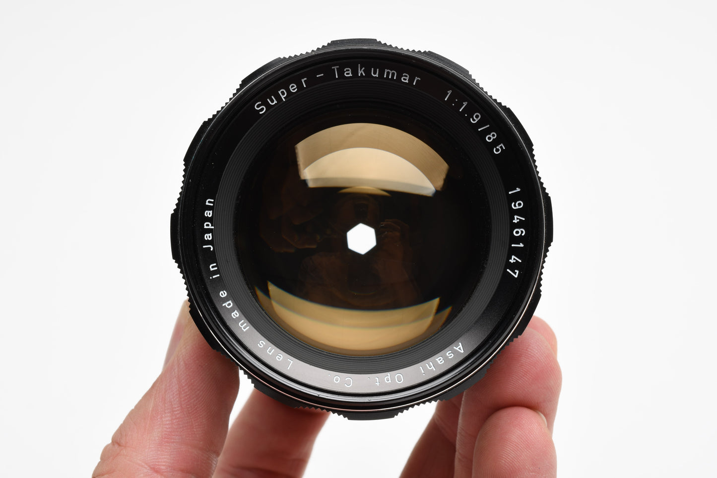 Pentax Super Takumar 85mm F1.9 M42 Mount lens, Case, Mint-