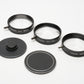 Set of 3 Telesar 58mm filters:  Vertical, Triangle, 5 Section, w/Stack caps, Very clean