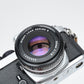 Nikon FE 35mm SLR w/50mm f1.8 E , Strap, New Seals, Case, Tested!
