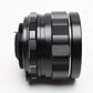 Pentax Super Takumar 28mm f3.5 "Fat" version M42 Mount lens, case, hood, caps, Mint