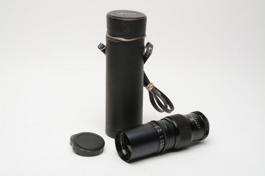 Lentar 200mm f4.5 T-Mount Adapter Exakta Mount Pre-set lens, case, good!
