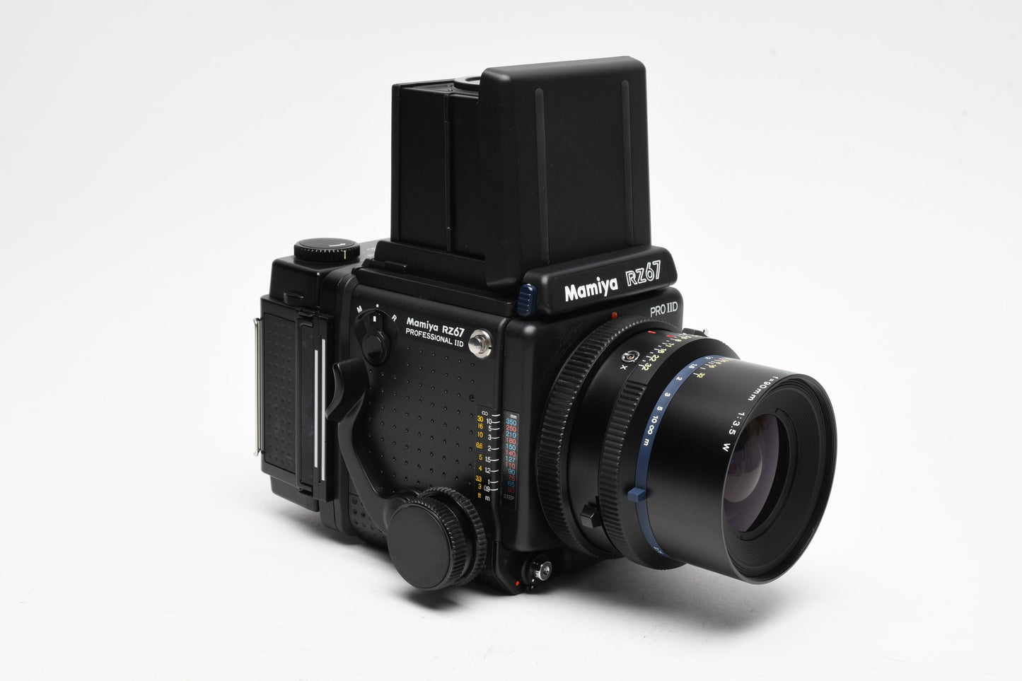 Mamiya RZ67 Professional IID w/90mm f3.5, WLF, 120 Back MINT