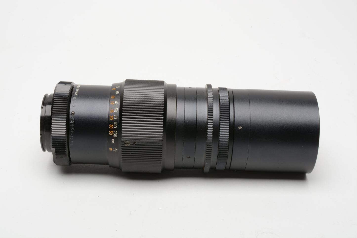 Lentar 200mm f4.5 T-Mount Adapter Exakta Mount Pre-set lens, case, good!