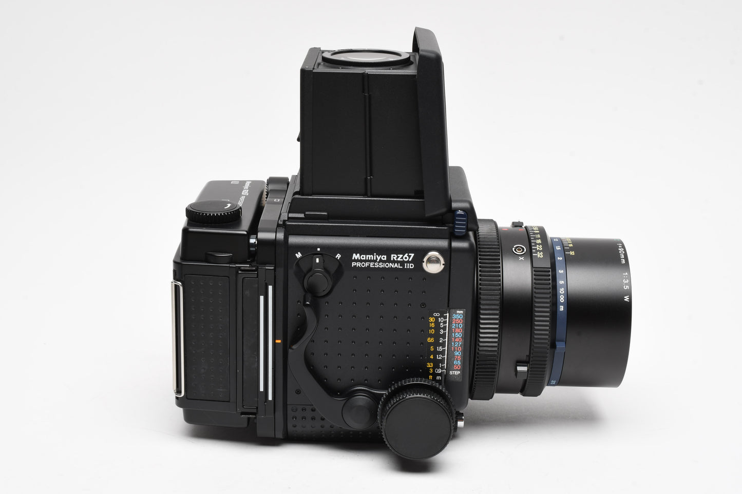 Mamiya RZ67 Professional IID w/90mm f3.5, WLF, 120 Back MINT