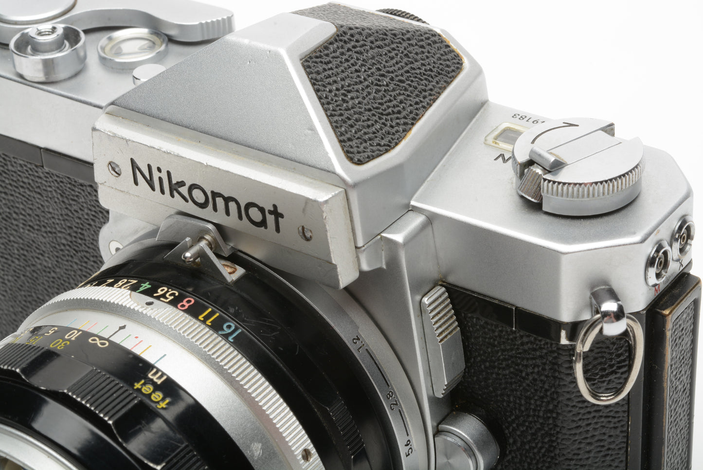 Nikon Nikomat FTN 35mm SLR w/50mm f/1.4, L1A filter, manual, tested