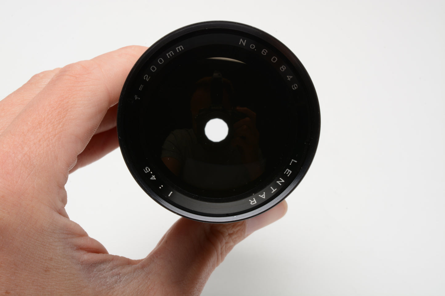 Lentar 200mm f4.5 T-Mount Adapter Exakta Mount Pre-set lens, case, good!