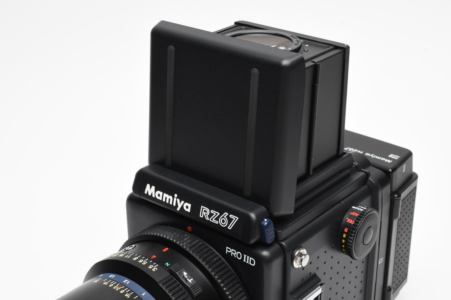 Mamiya RZ67 Professional IID w/90mm f3.5, WLF, 120 Back MINT
