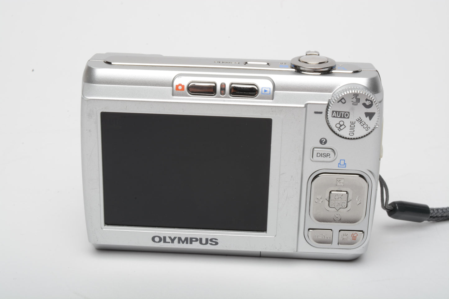 Olympus FE-310 8MP Digital Point&Shoot camera, USB cable, tested, clean