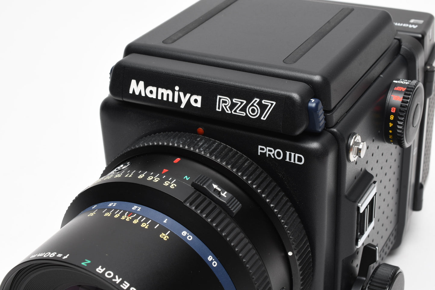 Mamiya RZ67 Professional IID w/90mm f3.5, WLF, 120 Back MINT