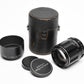 Pentax Super Takumar 105mm f2.8 M42 Mount lens, caps, hood, case, Nice!