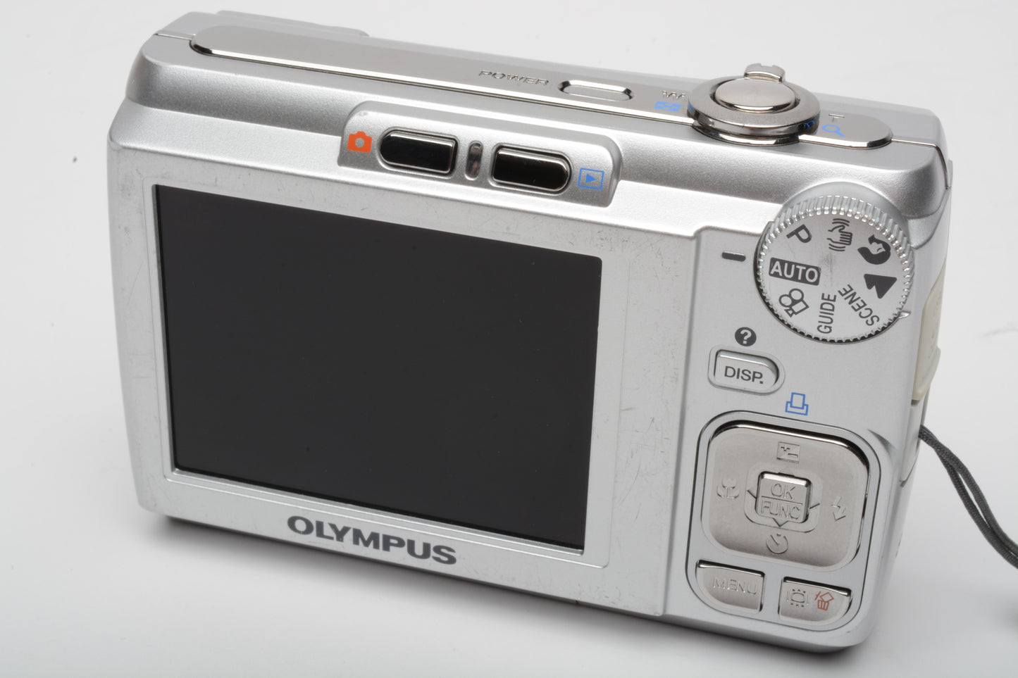 Olympus FE-310 8MP Digital Point&Shoot camera, USB cable, tested, clean