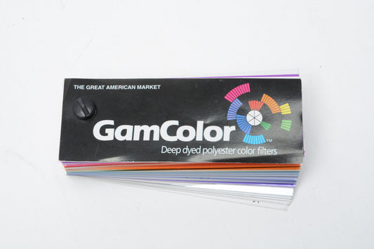 GamColor Dyed Polyester Filter Color Chart/Deck, Clean