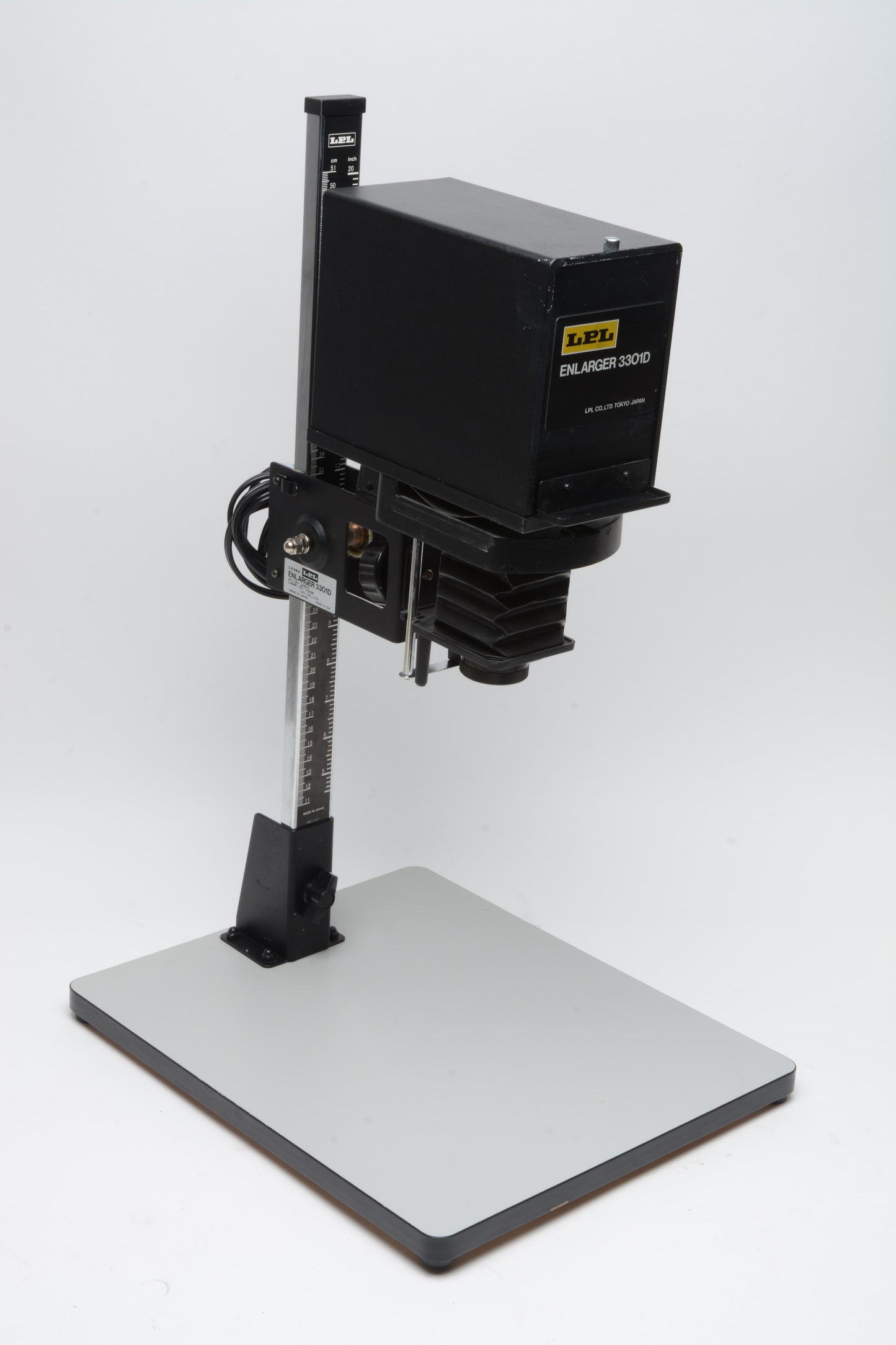 LPL 3301D B&W Condenser Enlarger w/ 50mm f3.5 Lens, Clean! *Read