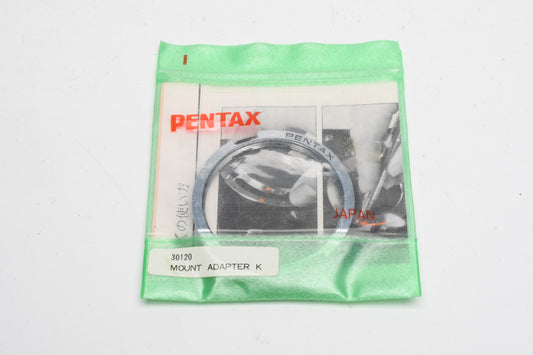 Pentax K Mount adapter M42 lenses to K mount body, Mint