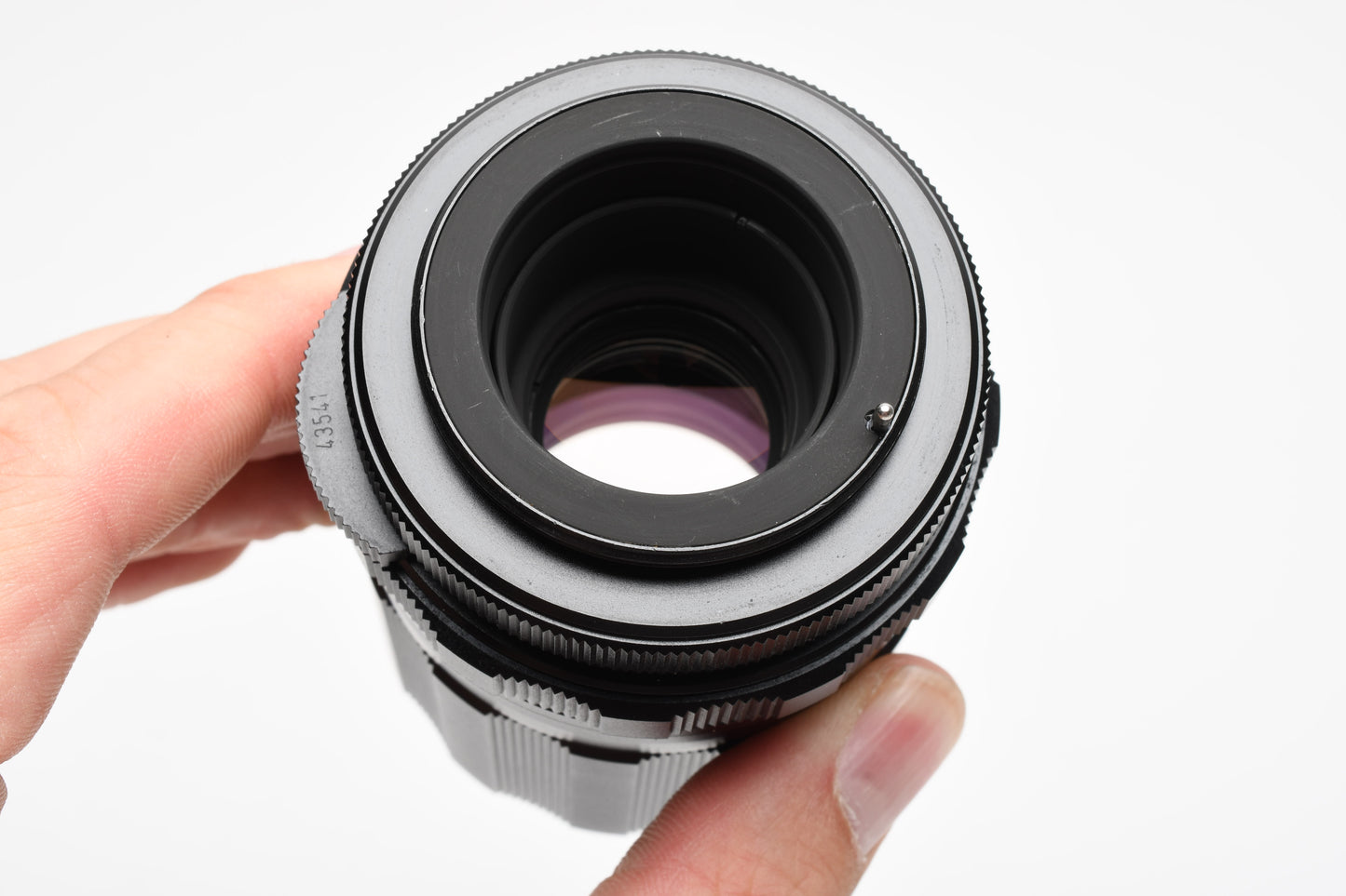 Pentax Super Takumar 135mm f3.5 M42 Mount lens, case, hood, caps, Mint