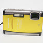 Olympus Tough 6000 Yellow 10MP Digital Point&Shoot camera +XD card