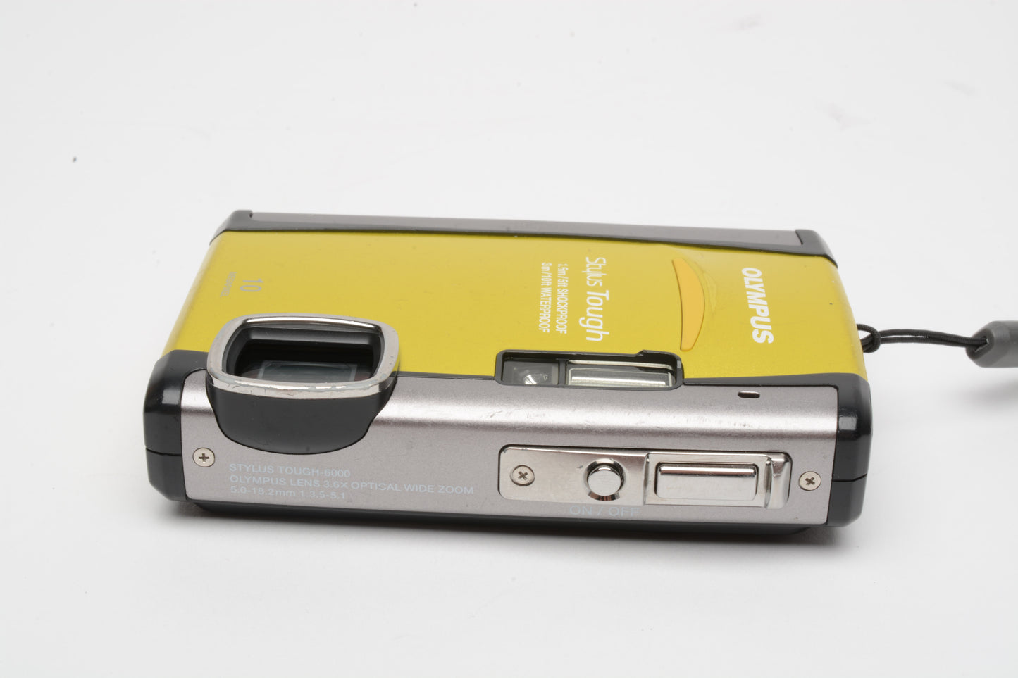 Olympus Tough 6000 Yellow 10MP Digital Point&Shoot camera +XD card