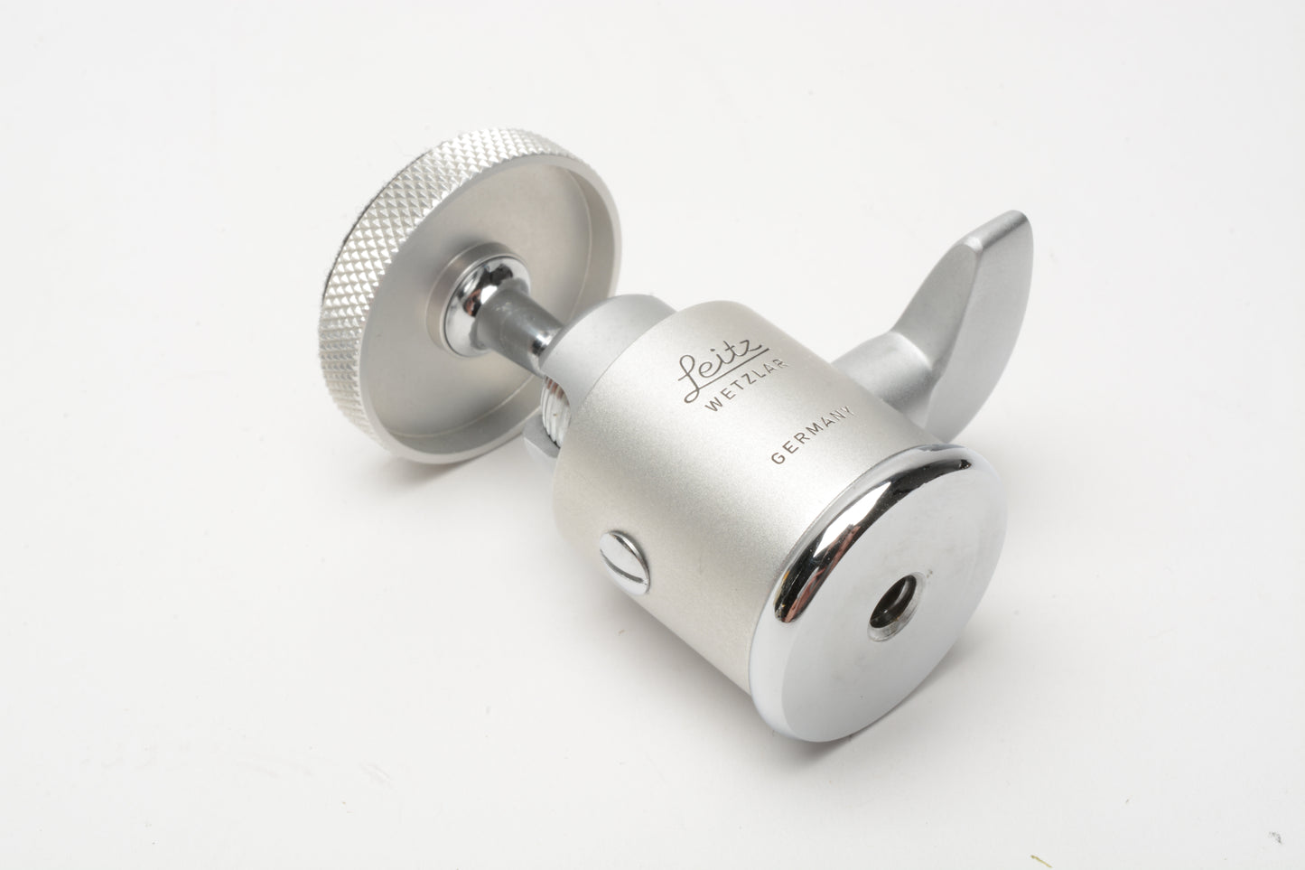 Leica Leitz FOOMI short ball and socked tripod head chrome 14105J, Mint, Boxed