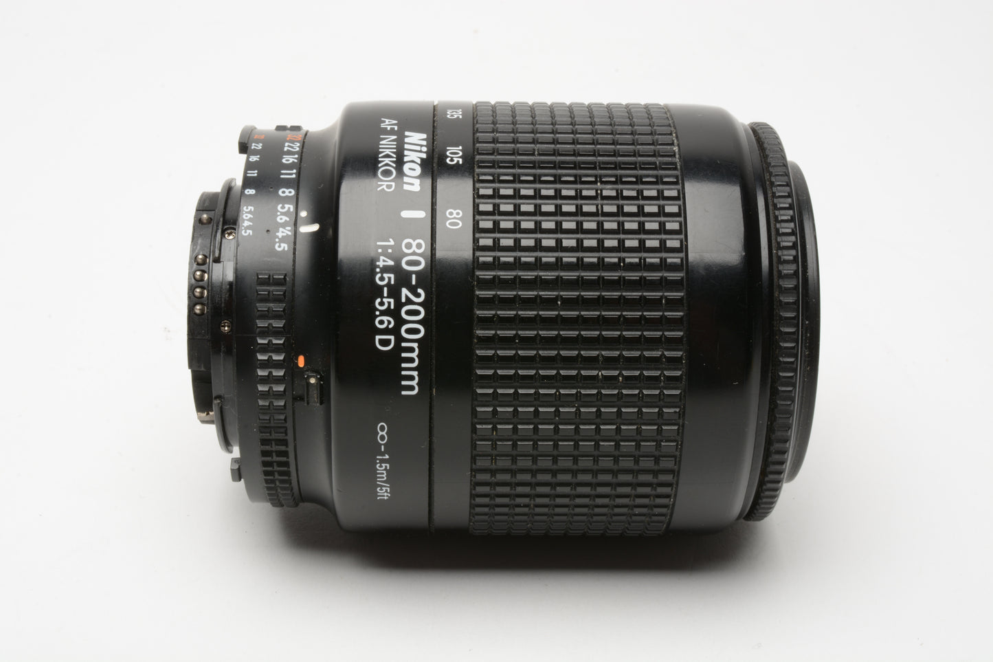 Nikon AF Nikkor 80-200mm F4.5-5.6D w/Caps, very clean, barely used