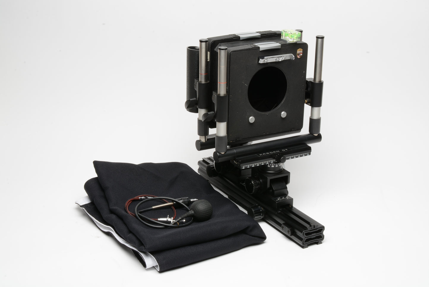 Linhof Kardan GT 4x5 camera, Aluminum case, Cable releases, Very clean, Nice!