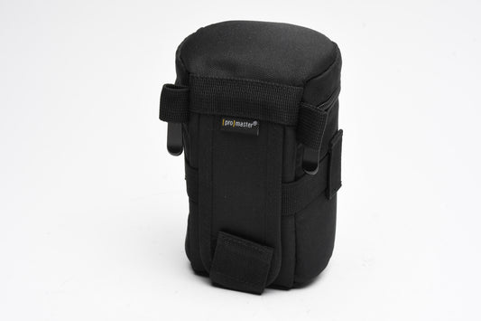 Promaster padded large lens case ~6" x 4" wide, Clean