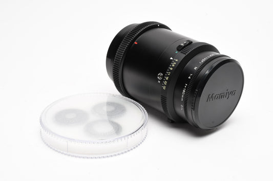 Mamiya Soft VSF M 180mm f4 D/L RZ67 Pro II, Mint, w/Filters